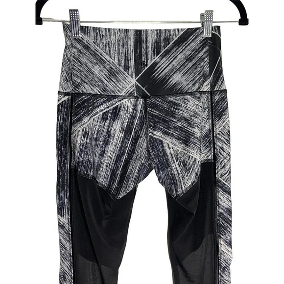 Lululemon Hot To Street Pant Heat Wave White Black / Black-sz 6 - Picture 8 of 8